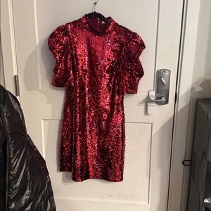 Alice + Olivia Scarlet Sequin dress